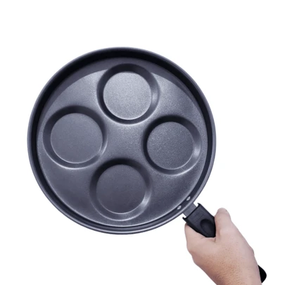 Frigideira 4 Em 1 Multiuso Com Divisórias Antiaderente Ovos Hamburgers