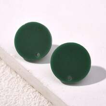 10 cái Acrylic Mờ Hình tròn Giường đơn Màu sắc Nhiều màu Đồ trang sức Hoa tai Nghiên cứu Phụ kiện - Nhiều màu - Xem 7