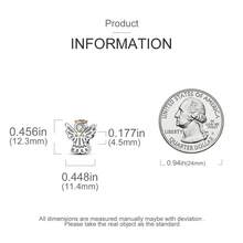 搭配美麗天使設計的幸運珠,925銀金鍍,鋯石白色裝飾