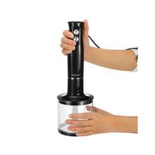 4-in-1 Handheld Blender Mixer With Egg Beater Function, Multi-functional Baby Food Processor - Black - View 8