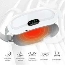 Menstrual Period Stomach Pain Heating Pad For Cramps With 3 Heat Levels And 4 Vibration Massage Modes For Women And Girls Gifts Cramps Heating Pad Portable Electric Fast Heating Belly Wrap Belt