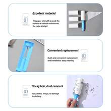 1入寵物撕開式衣服除毛滾輪刷,卡通設計,斜角削剪,用於清潔灰塵和毛髮,隨機顏色