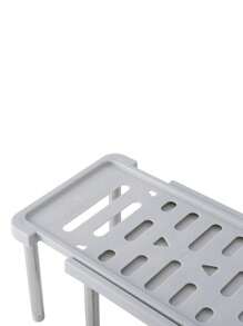 Estante De Almacenamiento Retráctil Para Utensilios De Cocina, Organizador Multicapa, 1 Ud. - Gris - Ver 8