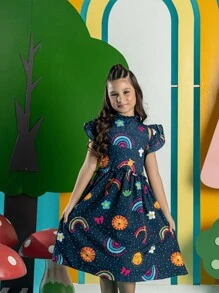 Young Girls Dresses - 藏蓝色 - 查看 6