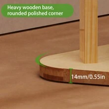 Coat Stand Coat Rack 166cm Bamboo Coat Rack With 3 Tier Storage Shelf And 10  Hooks Freestanding Clothes Rack Coat Hat Bag Rack For Entryway Hallway Office Hotel Natural Wood - 杏色 - 查看 8