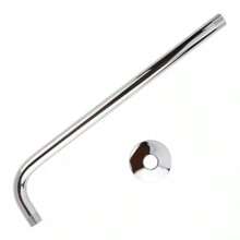 40cm Chromed Stainless Steel Shower Arm - Silver - View 3