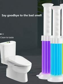 1pc 14 Flowers-shaped Lemon-scented Cleaner - Yellow - View 5