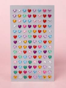 Đầy màu sắc Đa quy cách Ba chiều Năm cánh Hình -ngôi sao Mô phỏng Đá quý Mặt Kim cương Hình dán DIY Liên hoan âm nhạc Y2K Hội hóa trang Mắt Và Mặt Đồ trang trí Kim cương Hình dán 1 Gói - Nhiều màu - Xem 7