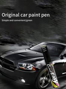 1pc Black Car Scratch Repair Paint Pen Automotive Paint Scratch Remover - Black - View 2
