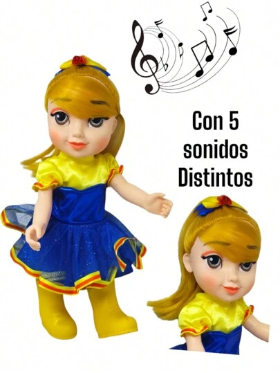 Muñeca Bely Mediana del Show con sonidos