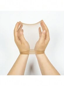 2pcs/pack Breathable HD Wig Cap for Professional Use - Elastic and Invisible - Khaki - View 4