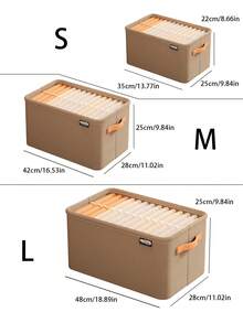 1pc Pants Storage, Shirt Storage Box, Thickened Compartment Storage Box - Grey - View 6