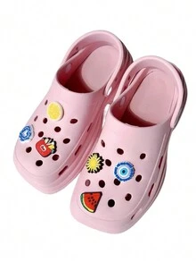 6pcs/set Colorful Pvc Cartoon Accessories For Clogs - Multicolor - View 4