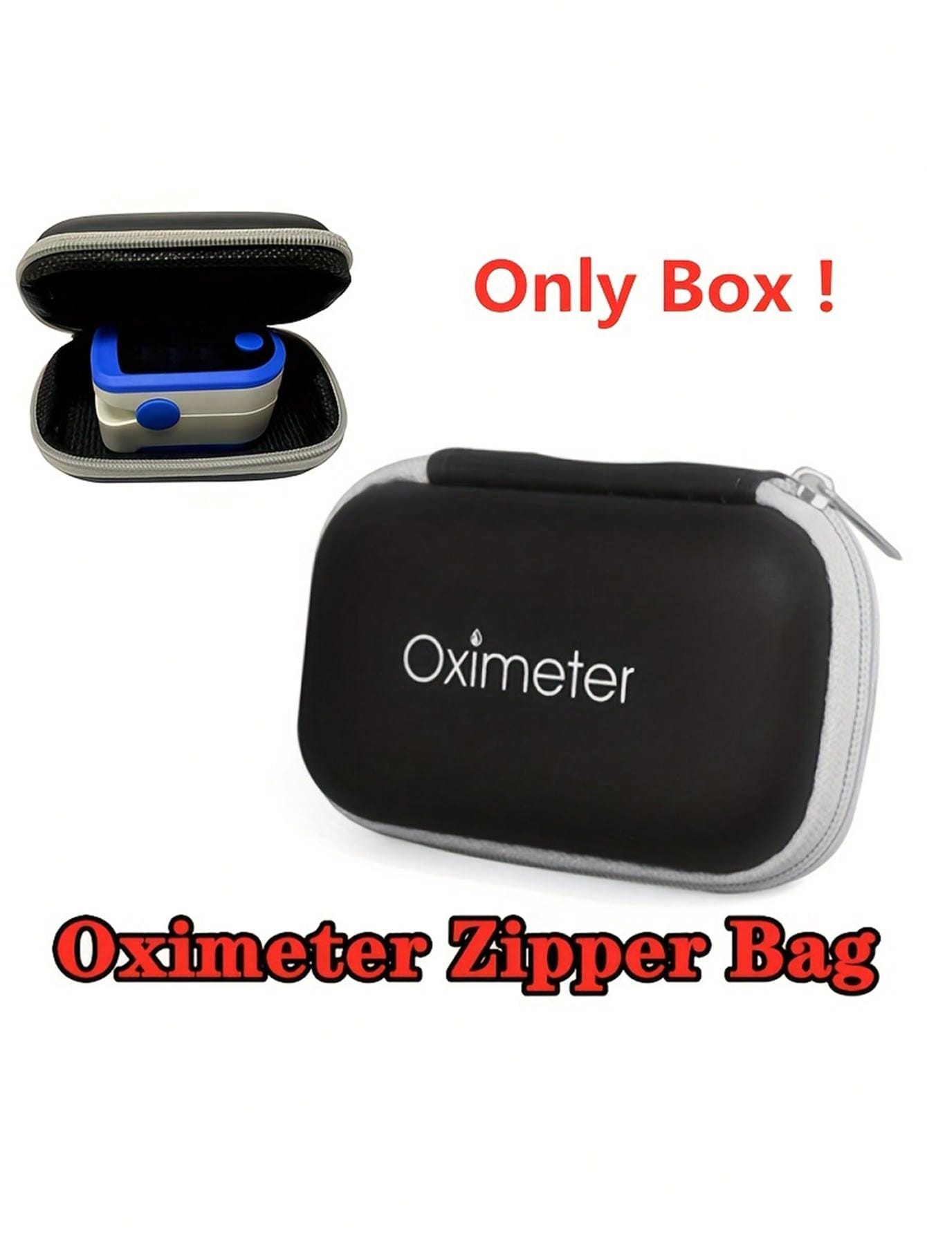 1pc Finger Oximeter Storage Bag Fingertip Pulse Cover Specially