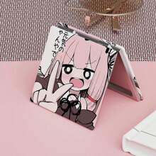 1 Gương trang điểm gấp gọn hình cô gái hoạt hình dễ thương, nhẹ và tiện dụng để dặm lại lớp trang điểm - Nhiều màu - Xem 7