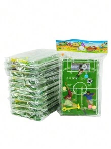 20/10件套足球迷宫游戏，绿色足球玩具，生日派对用品，节日派对用品，主题派对装饰（随机图案），足球，足球，派对礼品 - 綠色 - 查看 2