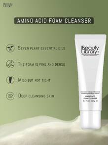 胺基酸洗面乳七種純植物精油深層清潔適合日常使用 - 白色 - 查看 4