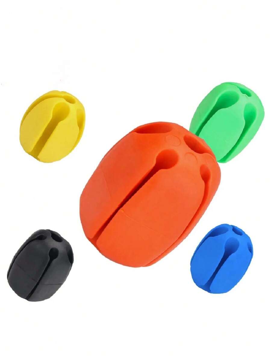 1 Fishing Rod Holder Storage Ball 5hole Fishing Silicone Binding Rod