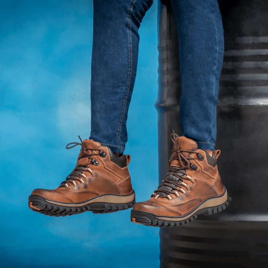 Men Boots - 鏽棕色 - 查看 1