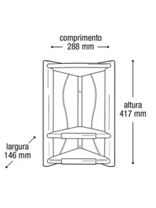 Cantoneira Suporte Rack Banheiro Grande