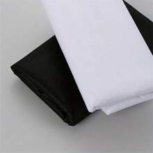 1m*2yd Black Non-woven Fusible Interfacing Fabric Sewing Accessories, Polyester Lightweight Interfacing Lining For Diy Craft - Black - View 3