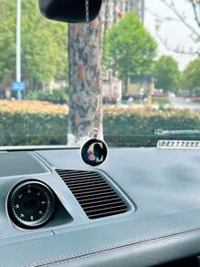 圓形英文字母汽車掛件,汽車裝飾掛件