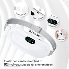 Menstrual Period Stomach Pain Heating Pad For Cramps With 3 Heat Levels And 4 Vibration Massage Modes For Women And Girls Gifts Cramps Heating Pad Portable Electric Fast Heating Belly Wrap Belt
