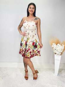 Women Dresses - Red - View 1