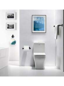 5 Piezas Juego de Accesorios de Baño, Toallero Baño 40cm + Portarrollos para Papel + Toallero Barra + 2 Gancho Adhesivo, 304 Acero Inoxidable