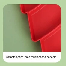 1 件白色聖誕樹形分離式堅果盤,適合家庭點心、糖果、水果盤、聖誕派對、戶外、室內、塑膠盤