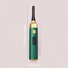 女用電動睫毛夾,自動持久加熱睫毛睫毛夾化妝夾 - 粉色 - 查看 8