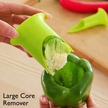 2 件装青椒、西红柿、水果和蔬菜去核器、户外厨房用具和储藏器、胡椒和辣椒粉去毛器、洗碗机安全 - Greenhome 配件小工具工具圣诞节用品烹饪圣诞节