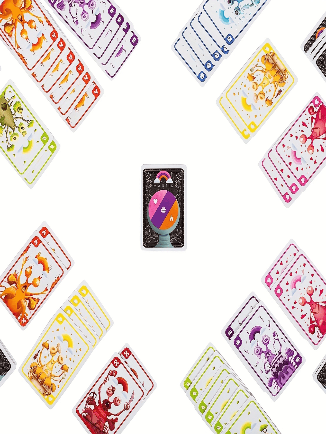 Exploding Kittens Mantis Matching Card Game 105 Cards and 1 Comic Book