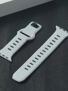 1 pieza Correa de reloj silicona con hebilla cuadrada unisex para deportes, compatible con Apple Watch de 42mm, 38mm, 40mm, 41mm, 45mm, 46mm, 49mm, 44mm, ajustable, pulsera para Series Ultra, 10, 9, SE, 8, 7, 6, 5, 4, 3, 2, 1, y compatible con Apple Watchband S10, S9, S8, S7