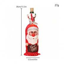 Christmas Party Creative Cartoon Red Wine Bottle Set - Multicolor - View 6