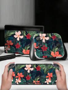 1 套印刷磨砂皮肤贴纸，适用于 Switch 游戏机 - 彩色 - 查看 1