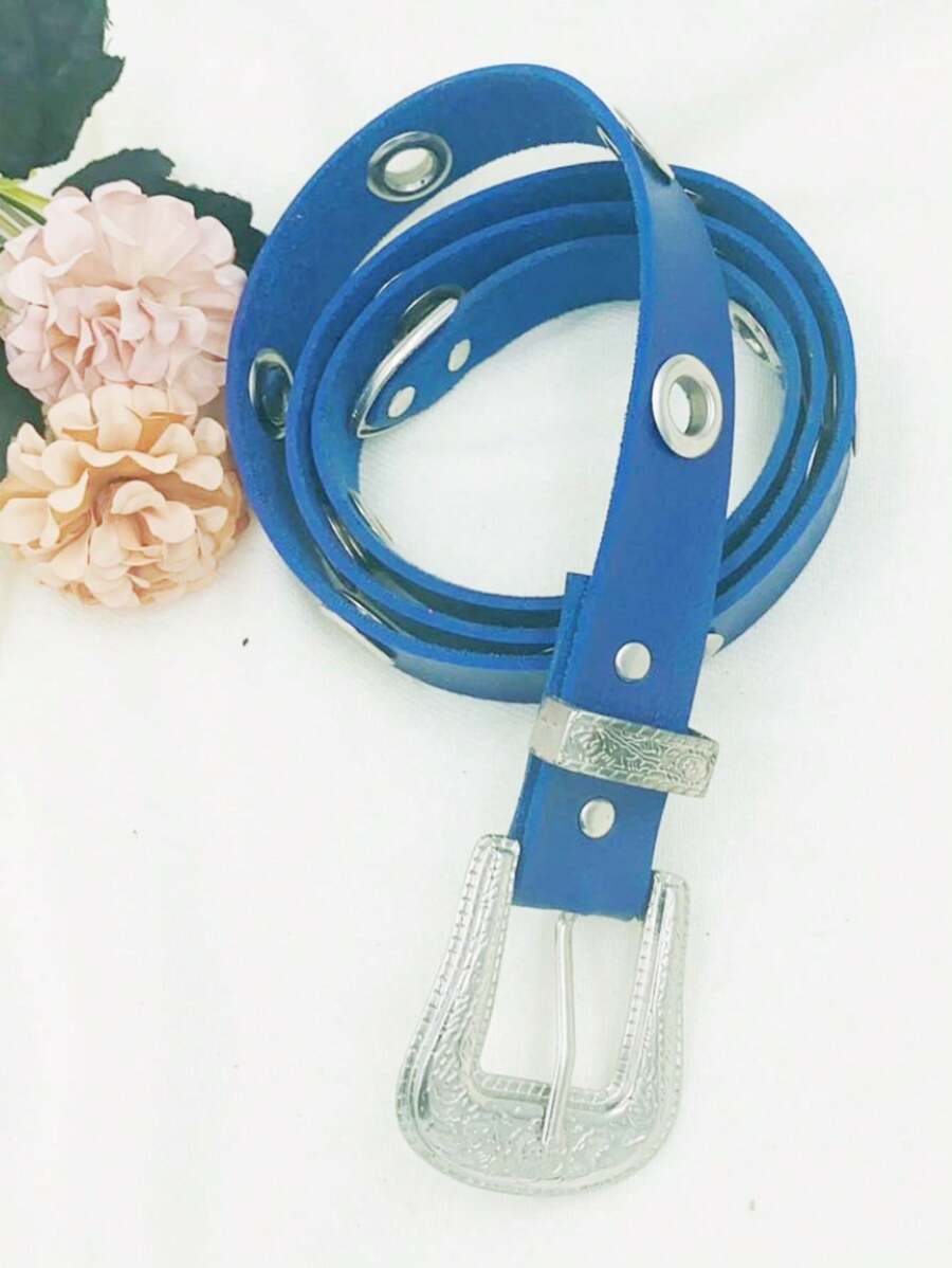 Women Belts - 藍色 - 查看 1