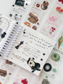 Paquete De Materiales Blue Sky Y Old Dreams Pegatina - Azul - Ver 5