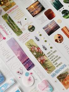 Paquete De Materiales Blue Sky Y Old Dreams Pegatina - Azul - Ver 9