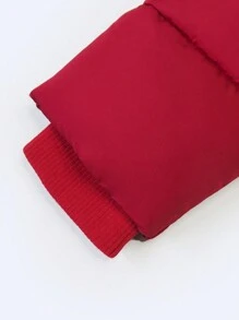 SOLOCOTE 男童加厚連帽拉鍊口袋外套,防風防水,冬季穿著