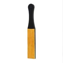 Double-sided Leather Strop Board For Honing Knife - Black - View 1