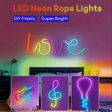 Rgb-ic 霓虹燈diy 彩色追逐燈usb 智慧led 燈由智慧型手機應用程式控制,適用於電視、電腦、臥室、遊戲顯示器、家居裝飾、萬聖節、聖誕節、婚禮、牆壁裝飾,也非常適合旅行、露營、派對、生日、聖誕禮物 - 彩色 - 查看 12