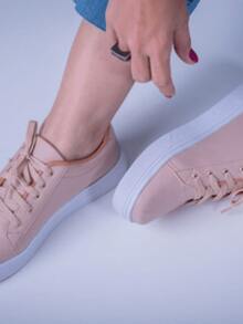 Women Wedge Sneakers - Màu be - Xem 2