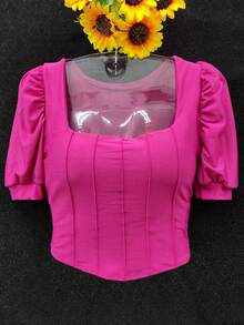 Women Shorts - Hot Pink - View 2