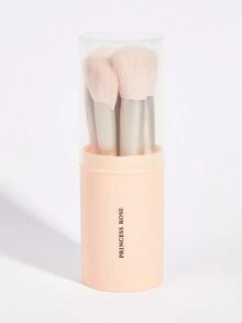 Princess Rose 9pcs/Set Pink Makeup Brush Set With 1 Pink Storage Bucket,Brush Set,Makeup Brush Kit,Make Up Brush Set,Make Up Set Complete,Makeup Brush Set,Complete Makeup Kit,Brush Kit,Brushes Makeup Set,Makeup Gift Set,Set - Pink - View 6