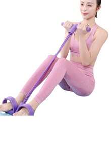 1個繩索張力器,足部按摩,普拉提伸展帶,腿部仰臥起坐,腹部健身器材,腹肌健身器材和張力器材