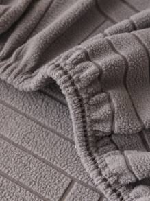 1入組彈性厚磅沙發座椅套，現代簡約四季通用防滑全罩座椅套，防水防塵，防污，易清洗，適用於客廳L型沙發和1/2/3/4座椅沙發 - 深灰色 - 查看 2