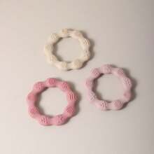 8cm Baby Silicone Teething Toy, Teether For Infant Teething Period And Grinding Teeth - Beige - View 3