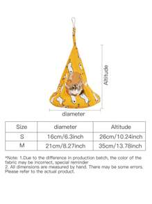 1 chiếc võng thú cưng kiểu mới, tổ vui nhộn cho chuột Hamster - Nhiều màu - Xem 5