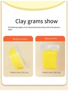 1pc All Super Light Polymer Clay For Creative Diy, Comes With Tools Handmade Toy(random Packaging) - Multicolor - View 7